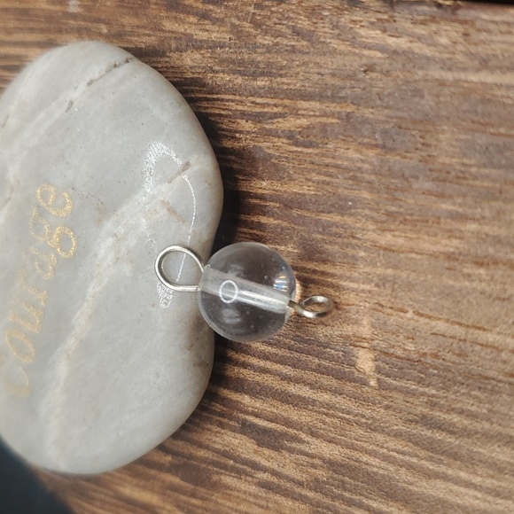Crystal clear orb pendant - Picture 1 of 2